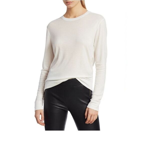 NWT Helmut Lang Extra Small Semi-Sheer Twist Open-Back Long Sleeve Jersey Top‎ - Picture 3 of 14